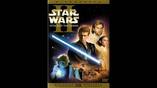 Opening to Star Wars Episode II: Attack of the Clones Widescreen DVD (2002, Both Discs)