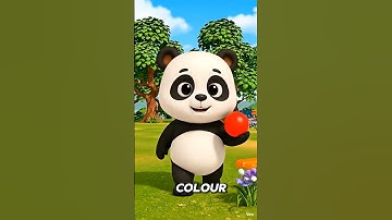 Learn RED Color with Panda! 🔴 Fun Learning for Kids
