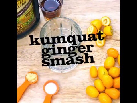 kumquat-ginger-smash-rum-cocktail-recipe