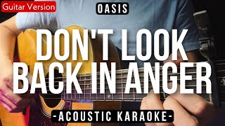 Don't Look Back In Anger - Oasis [Karaoke Acoustic] Rose Blackpink Version