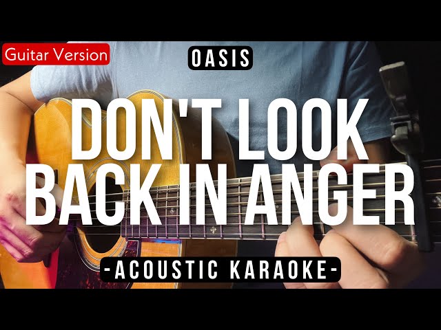 Don't Look Back In Anger - Oasis [Karaoke Acoustic] Rose Blackpink Version class=