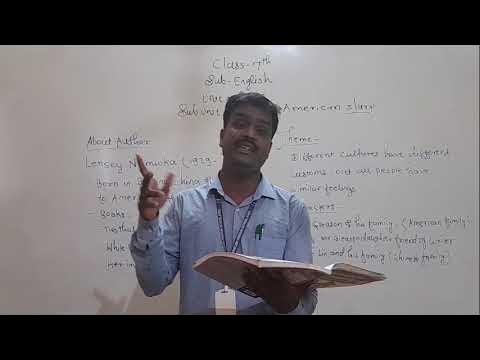 Class :7th Subject : English , Lesson : THE ALL AMERICAN SLURP - YouTube