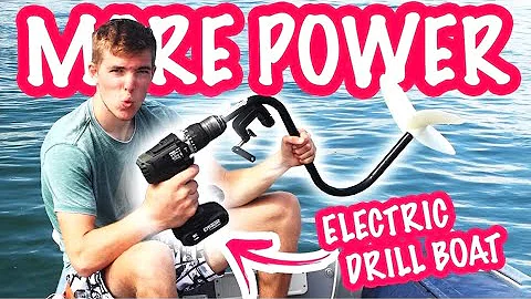 Unleash the Speed: Drill-Powered Boat Motor