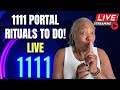 1111 PORTAL 2025 Manifestationsrituale LIVE