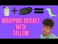 Wrapping brisket with tallow with jirby