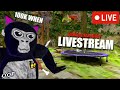 Gorilla Tag Live - Playing with viewers (JOINABLE CODE)