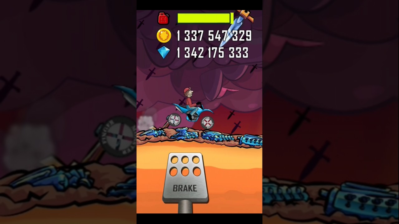 Hill climb racing bike back flip kings the ways 