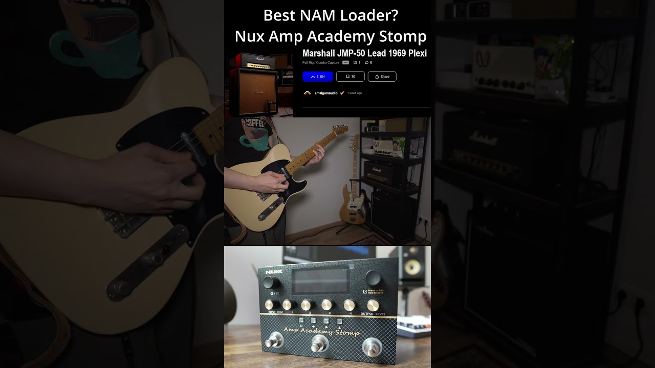 NAM Test with NUX Amp Academy Stomp — This Sounds Huge! - YouTube