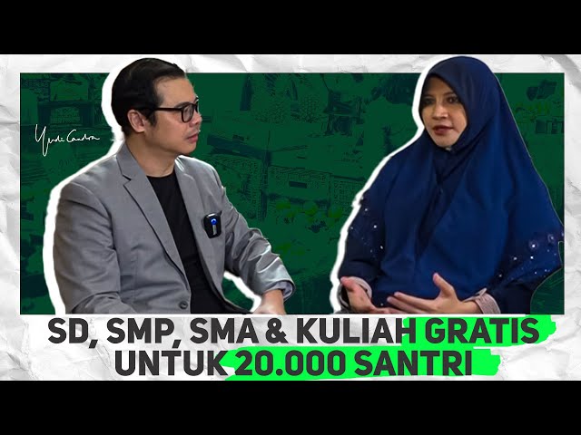 Semuanya GRATIS. Pendidikan, Tempat Tinggal, Makan, Sekolah 20.000 Santri - Dr. Hj. Umi Waheeda #1 class=