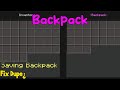 Backpack plugin for Craftsman