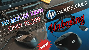 HP Mouse X1000 Unboxing on MCR14
