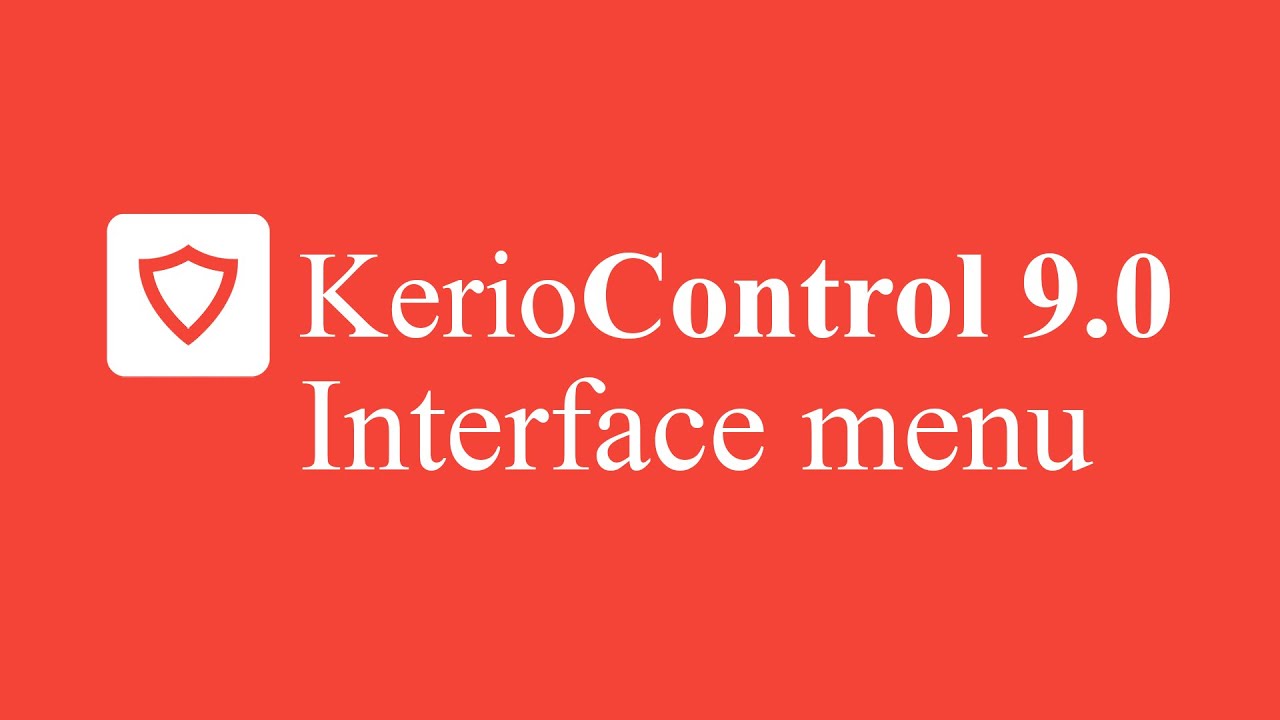 Kerio Control UTM Tutorial 6 - Interfaces