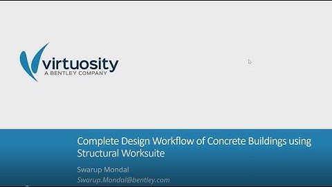 Webinar: Complete Design Workflow of Concrete Buildings using Structural WorkSuite