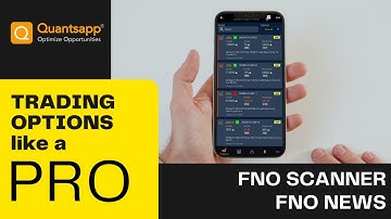 Trading #options like a PRO || FnO News & FnO Scanner | Future and Option