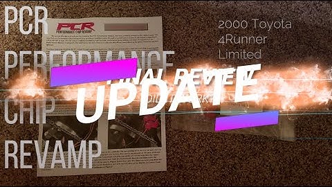 Performance Chip Revamp Install on 3rd Gen 4Runner Update!
