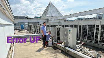 Do you face the same problem AC blinking | error UF | Daikin RZR125LVVM