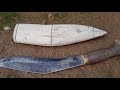 How to make khukuri sheath made from wood  khukri dab khukri khukuri