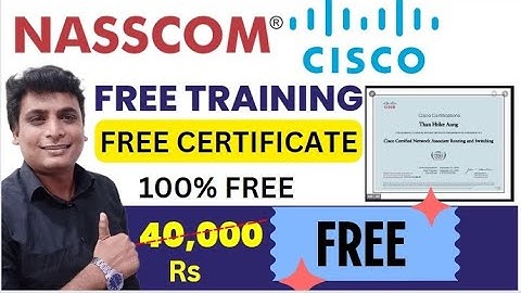 Cisco Nasscom Free Certification Training Learn Python Web Development Blockchain MERN  Certificate
