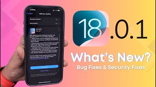 iOS 18.0.1 & WatchOS 11.0.1 🔥 When is iOS 18.1 Release? [4 Minutes]