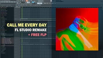 Chris Brown - Call Me Every Day ft. WizKid (FL Studio Remake + Free FLP)