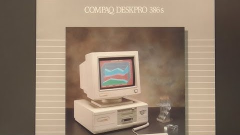The Beautiful Compaq 386s Part 2 : Upgrade and Benchmarking