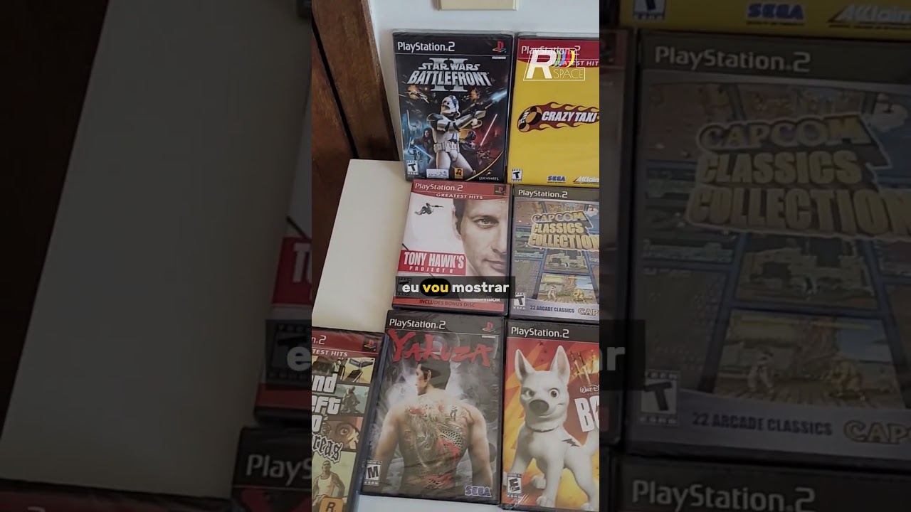 Jogos LACRADOS para PS2 em 2026? 😱 Chegou Lote de Miami! 🇺🇸✈️ #RetroSpace #shorts #ps2