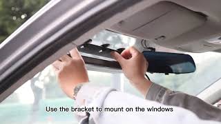 HOW TO INSTALL WINECO Amber Strobe Lights for Trucks Emergency Dash Strobe Lights