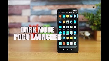 Dark Mode (Theme) on Poco Launcher (Poco F1)