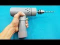 How to Make a High Speed Drill Machine Using 775 Dc Motor and PVC Pipe