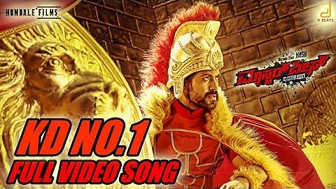 Masterpiece | KD No 1 Video Song | Yash | Shanvi | V Harikrishna | Manju Mandavya | Hombale Films