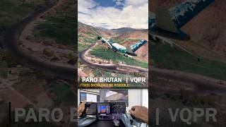 Aribus A380 vs Paro Bhutan: The World's Most Impossible Landing #aviation #shorts