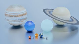 Planet Size Comparison 3D | Solar System Planets Bouncing Animation screenshot 5