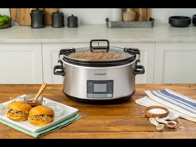 Introducing the Crockpot™ 7-Quart MyTime™ Cook & Carry™ Programmable Slow  Cooker 