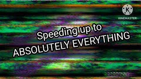 Thumbnail For My Channel Intro Speeding up to ABSOLUTELY EVERYTHING