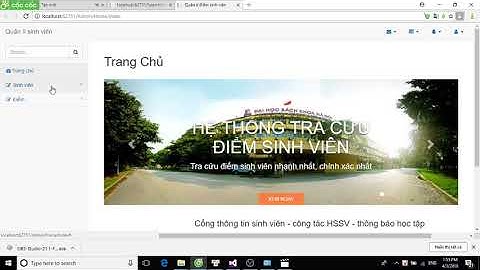 web quản lí điểm sinh viên | ASP.NET MVC
