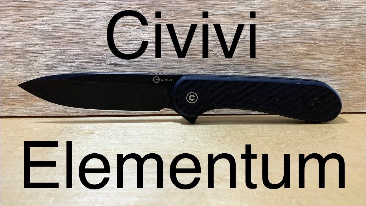 [68] Civivi Elementum Fixed Blade Review YouTube