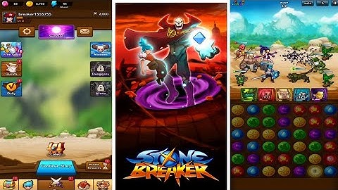 Stone Breaker - Match 3 RPG Gameplay