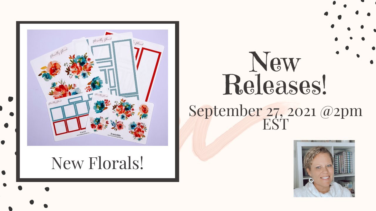 New Shop Releases! | Florals and Colorful Boxes | Release Date September 27, 2021 at 2pm EST