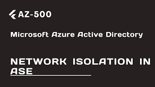 Network Isolation in ASE - Lecture 91