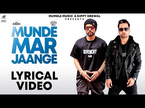 Munde Mar Jaange (Lyrical Video) | Raghveer Boli feat. Bohemia | Jay K | Humble Music