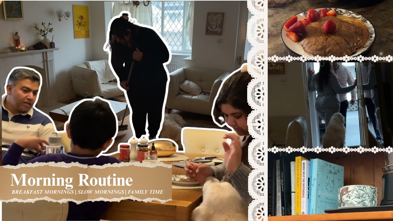 Breakfast Mornings|Slow Mornings | Pancakes | Family time