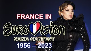 France 🇫🇷 in Eurovision Song Contest (1956-2023)