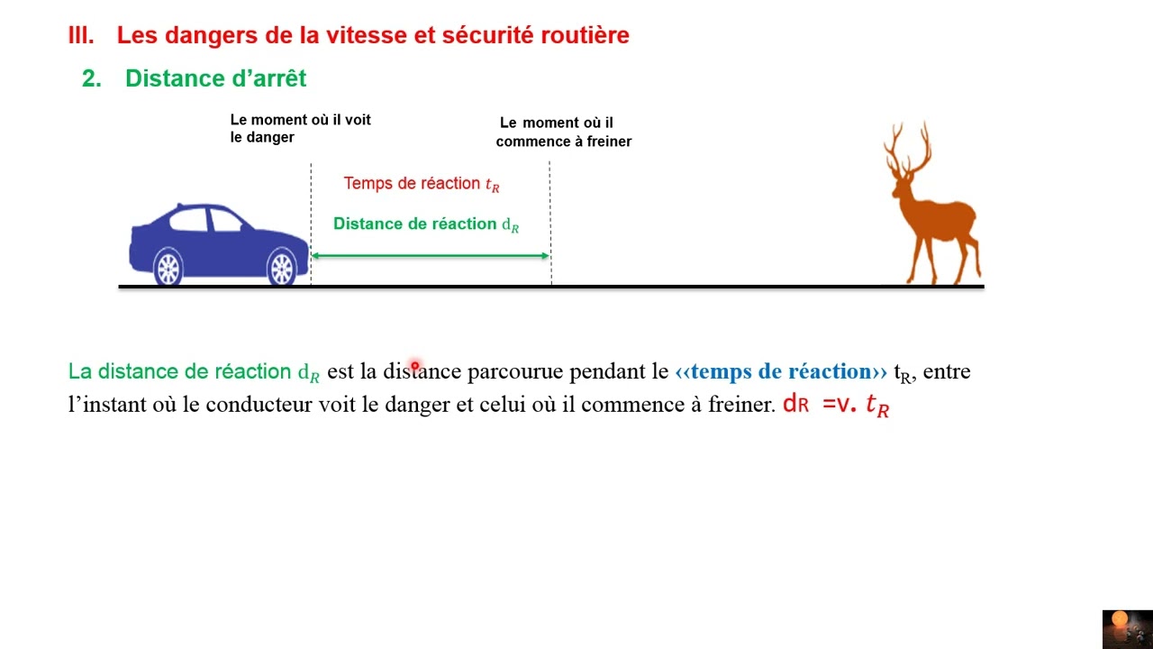 la vitesse moyenne   3ème Année Collège   biof   السرعة المتوسطة