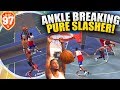 Ankle Breakers To Contact Dunks! Pure Slasher Getting Buckets! NBA 2K19 Park Gameplay