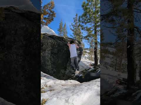 Beta Video for climb Continuum v7, Lake Tahoe