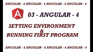 03  Running Angular 4