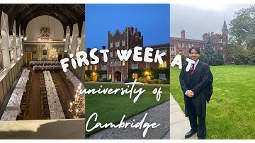 First week at University of Cambridge - Freshers week, matriculation and MORE!