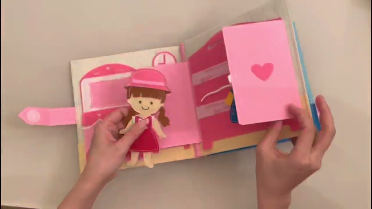 Quiet books, Montessori busy book for toddlers, activities leaning book for babies