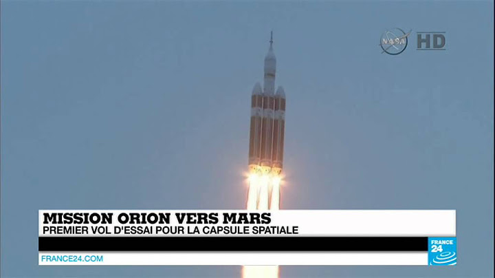 #URGENT - Décollage réussi pour la capsule spatiale Orion - Objectif Mars !