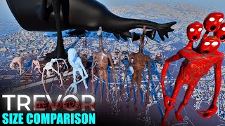 Trevor Henderson Size Comparison 3D Giants | Sea Eater vs Tree Head